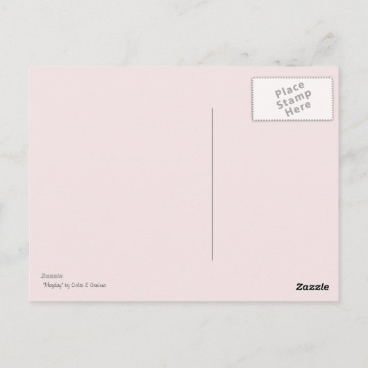 Dalmatiner "Mayday" ~ Postkarte (Rückseite)