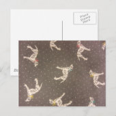 Dalmatiner mit Bögen Postkarte (Vorne/Hinten)