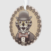Dalmatiner mit Brille Ornament (Vorderseite)