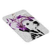 Dalmatiner mit Lila Faszinierender Magnet (Rechte Seite)