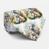 Dalmatiner mit Ostereiern Krawatte (Gerollt)