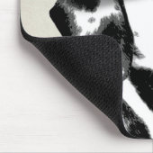 Dalmatiner mit Red Beret Mousepad (Ecke)