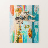 Dalmatiner mit Snack Puzzle (Vertikal)