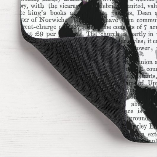 Dalmatiner mit Tiara 2 Mousepad (Ecke)