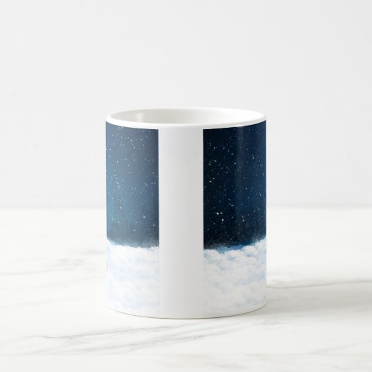 Dalmatiner mit Weihnachtsgeschenke Kaffeetasse (Mittel)