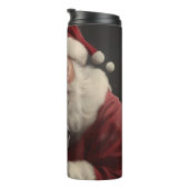 Dalmatiner mit Weihnachtsmann Weihnachten Thermosbecher (Nach rechts gedreht)