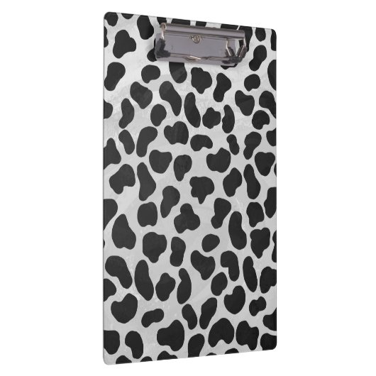 Dalmatiner Monogrtam Schwarzweiß- und Weißdrucke Klemmbrett (Rechts)