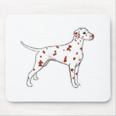 Dalmatiner Mousepad (Vorne)