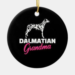Dalmatiner Oma Keramik Ornament