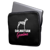 Dalmatiner Oma Laptopschutzhülle (Vorderseite Links)