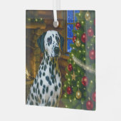 Dalmatiner ornament aus glas (Vorderseite links)