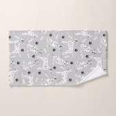 Dalmatiner Paare und Knochen Badehandtuch Set (Handtuch)