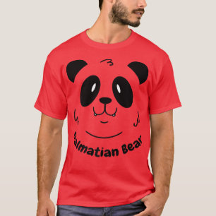 Dalmatiner Panda Bear Funny Chinese Animal Dog Jog T-Shirt