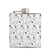 Dalmatiner Pattern Flachmann (Vorderseite)