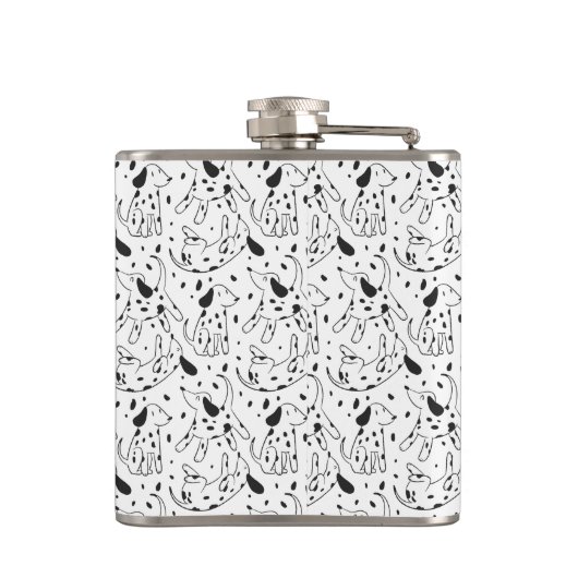 Dalmatiner Pattern Flachmann (Rückseite)