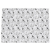 Dalmatiner Pattern Große Geschenktüte (Vorderseite)