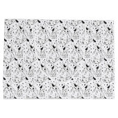 Dalmatiner Pattern Große Geschenktüte (Rückseite)