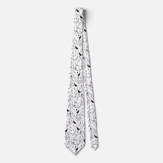 Dalmatiner Pattern Krawatte (Vorderseite)