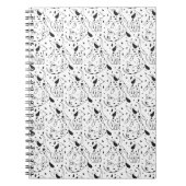 Dalmatiner Pattern Notizblock (Vorderseite)