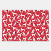 Dalmatiner Paws and Bones Geschenkpapier Set (Vorderseite)