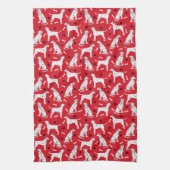 Dalmatiner Paws and Bones Geschirrtuch (Vertikal)