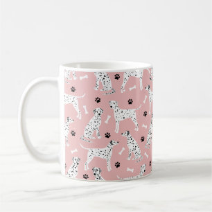 Dalmatiner Paws and Bones Kaffee Tasse