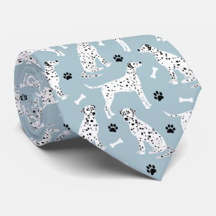 Dalmatiner Paws and Bones Neck Tie Krawatte