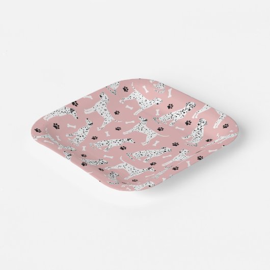 Dalmatiner Paws and Bones Paper Teller (Gewinkelt)