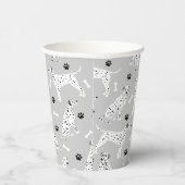 Dalmatiner Paws and Bones Pappbecher (Rechts)