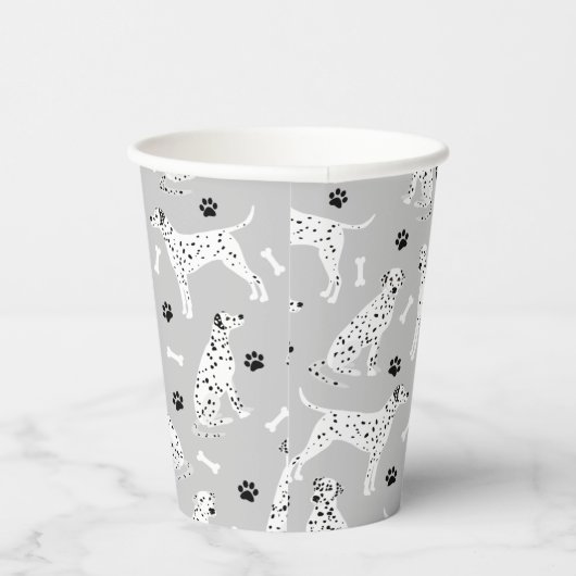Dalmatiner Paws and Bones Pappbecher (Rechts)