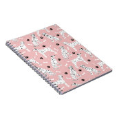 Dalmatiner-Paws und -Bones-Notebook Notizblock (Rechte Seite)