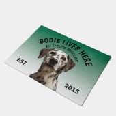 Dalmatiner Personalisiert Hund Lover Doormat Fußmatte (Schrägansicht)