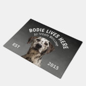 Dalmatiner Personalisiert Hund Lover Doormat Fußmatte (Schrägansicht)