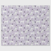 Dalmatiner-Pflaster und Knochen-Umschlagpapier Geschenkpapier (Flach)