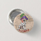 Dalmatiner Pirate Button (Vorne & Hinten)