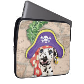 Dalmatiner Pirate Laptop Sleeve (Vorne Rechts)