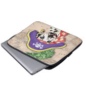 Dalmatiner Pirate Laptop Sleeve (Vorne Knopf)