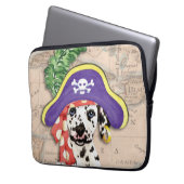 Dalmatiner Pirate Laptop Sleeve (Vorderseite Links)