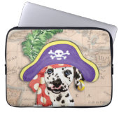 Dalmatiner Pirate Laptop Sleeve (Vorderseite)