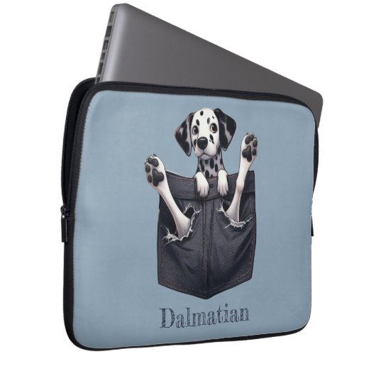 Dalmatiner Pocket Dog Laptopschutzhülle (Vorne Rechts)