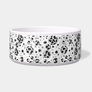 Dalmatiner Polka Dot Black und White Napf