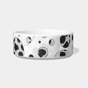 Dalmatiner Polka Dot Black und White Napf