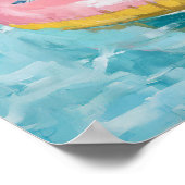 Dalmatiner Pool Schwimmbad Kunstdruckerei: Summer  Poster (Ecke)