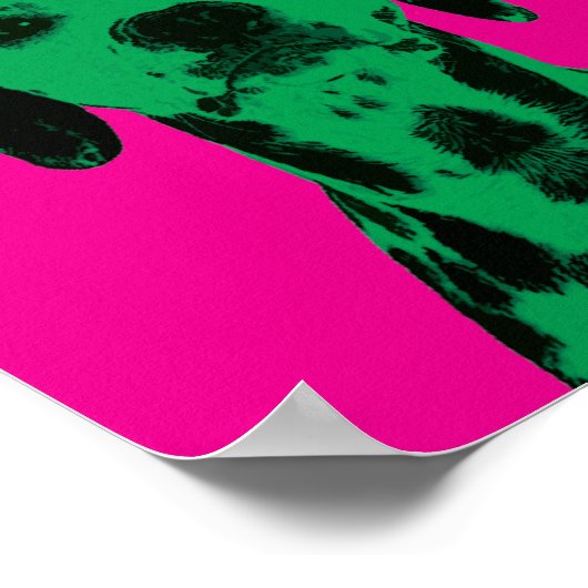 Dalmatiner Pop-Art Canvas Print Poster (Ecke)