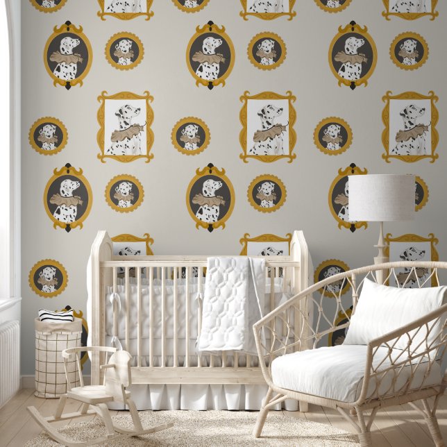 Dalmatiner Portrait Vintage Hintergrundbilder Tapete (Kinder)