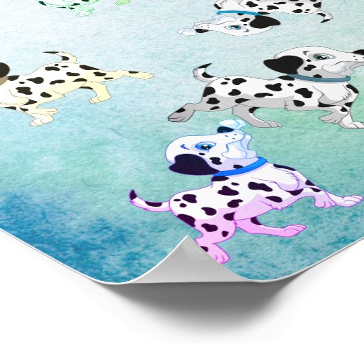 Dalmatiner Poster (Ecke)