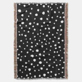 Dalmatiner Punkte, Dalmatiner Spots, Schwarz und W Decke (Vorderseite Vertikal)