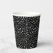 Dalmatiner Punkte, Dalmatiner Spots, Schwarz und W Pappbecher (Rechts)