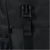 Dalmatiner Punkte, Dalmatiner Spots, Schwarz und W Rucksack (Reißverschluss Details)