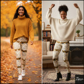 Dalmatiner Punkte mit großen Linien Leggings